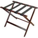 26 in. Wood Luggage Rack in Cherry