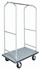 Economy Bellman Cart with Carpet in Grey