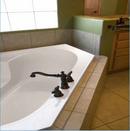 Hydro Systems Biscuit 59 x 59 in. 65 gal Acrylic and Fiberglass Corner Drop-In Bathtub with Front Drain 