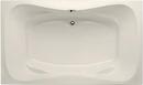 72 x 42 in. Drop-In Bathtub with Side Drain in Biscuit