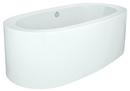 Hydro Systems White 72 x 38 in. Freestanding Bathtub with Center Drain 