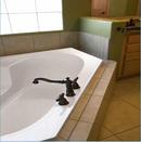 Hydro Systems White 57 x 20 in. Combo Drop-In Bathtub with Center Drain 