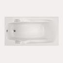60 x 32 in. Drop-In Bathtub with End Drain in White