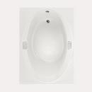 60 x 42 in. Drop-In Bathtub with End Drain in White