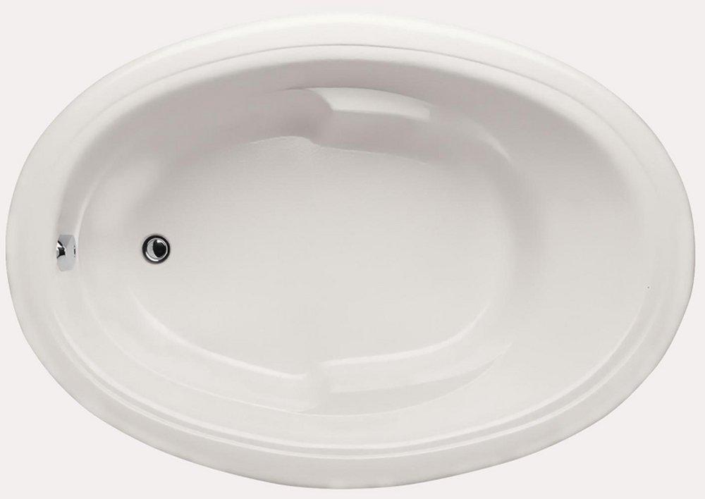 Hydro Systems White 60 x 42 in. Drop-In Bathtub with End Drain 