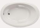 Hydro Systems White 60 x 42 in. Drop-In Bathtub with End Drain 