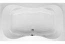 Hydro Systems White 72 x 42 in. Drop-In Bathtub with Center Drain 