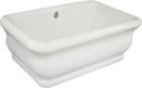 Hydro Systems Biscuit 66 x 36 in. Freestanding Rectangle Bathtub with Center Front Drain 
