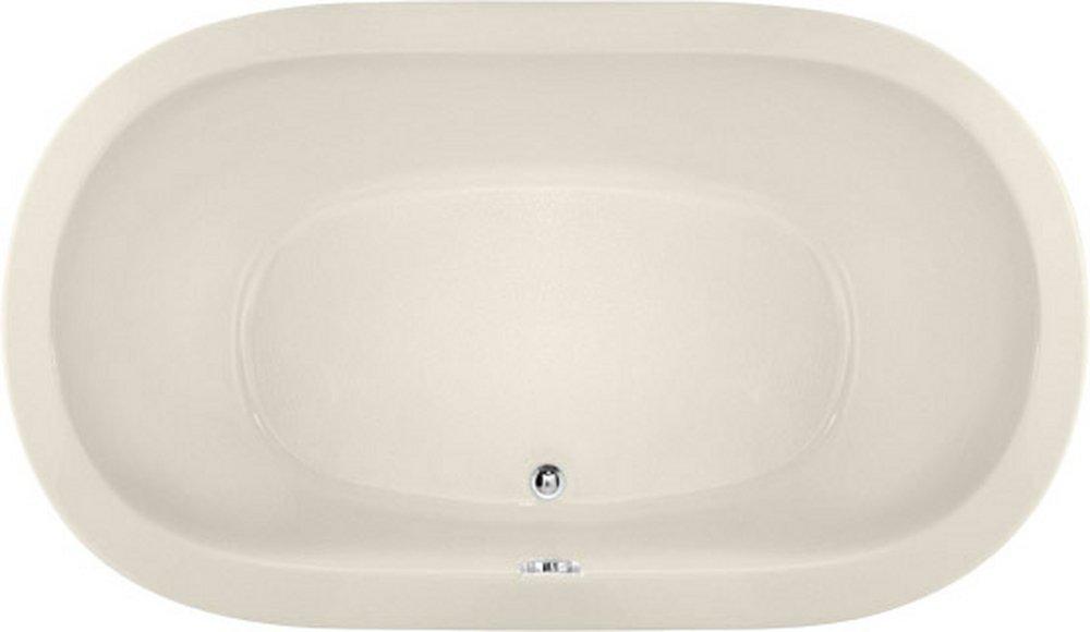 Hydro Systems Biscuit 66 x 42 in. Combo Drop-In Bathtub with Center Drain 