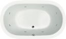 66 x 42 in. Whirlpool Drop-In Bathtub with Center Drain in White
