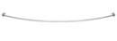 Wingits&reg; Polished Stainless Steel 58-1/2 in. Curved Shower Rod 