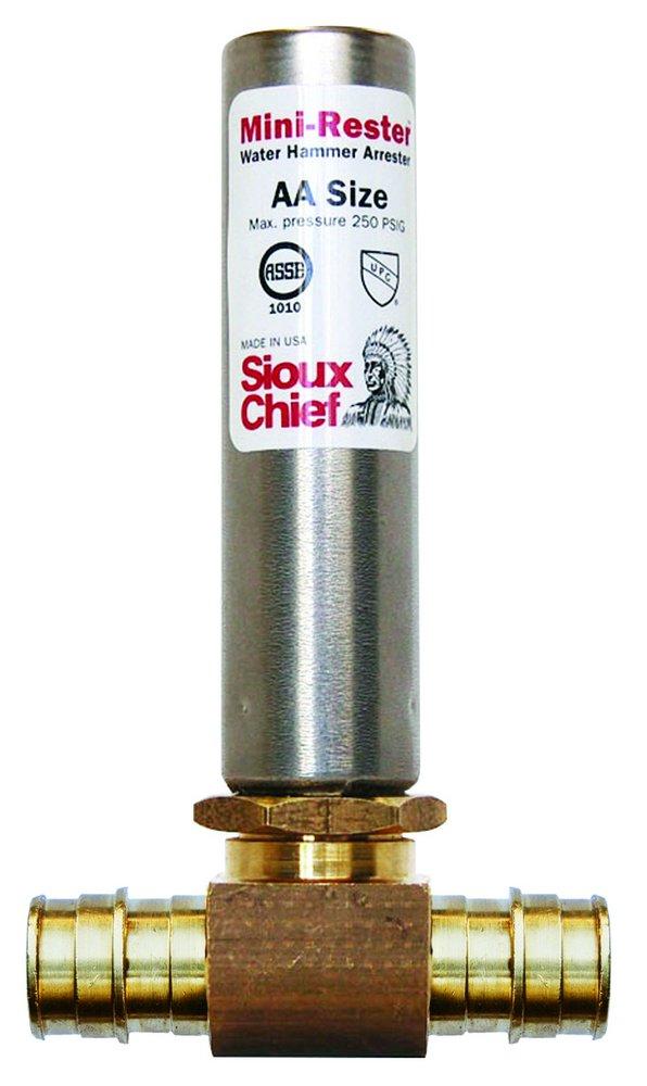 Sioux Chief Stainless Steel and Plastic F1960 and PEX Water Hammer Arrestor 