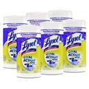 Lysol&reg; Clear Liquid Disinfectant Wipes in White and Purple 
