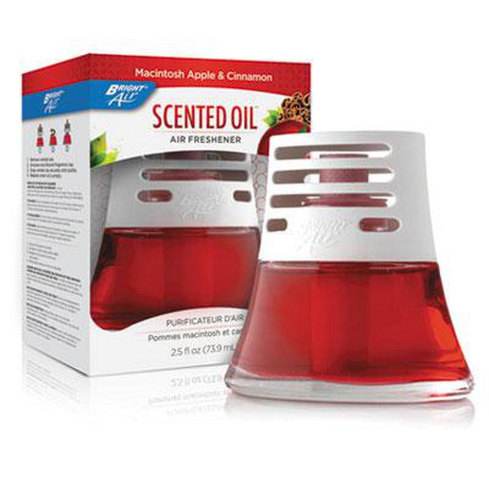 Bright Air Macintosh Apple and Cinnamon Fragrance Oil Air Freshener 