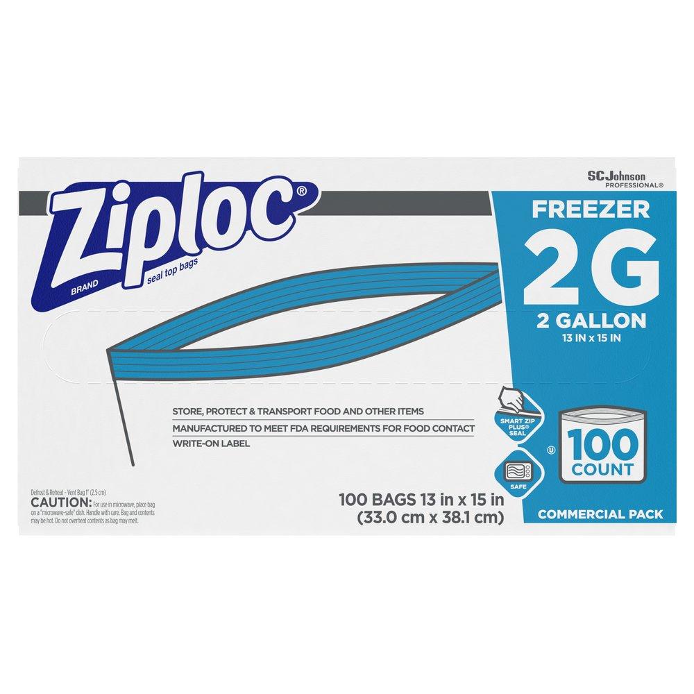 Ziploc Storage Bags, Quart, 48/Box (314469)