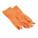 Size L Latex Disposable Gloves in Orange (Box of 12)