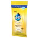 Pledge White Premoistened Lemon Polish Cleaner Wipes 