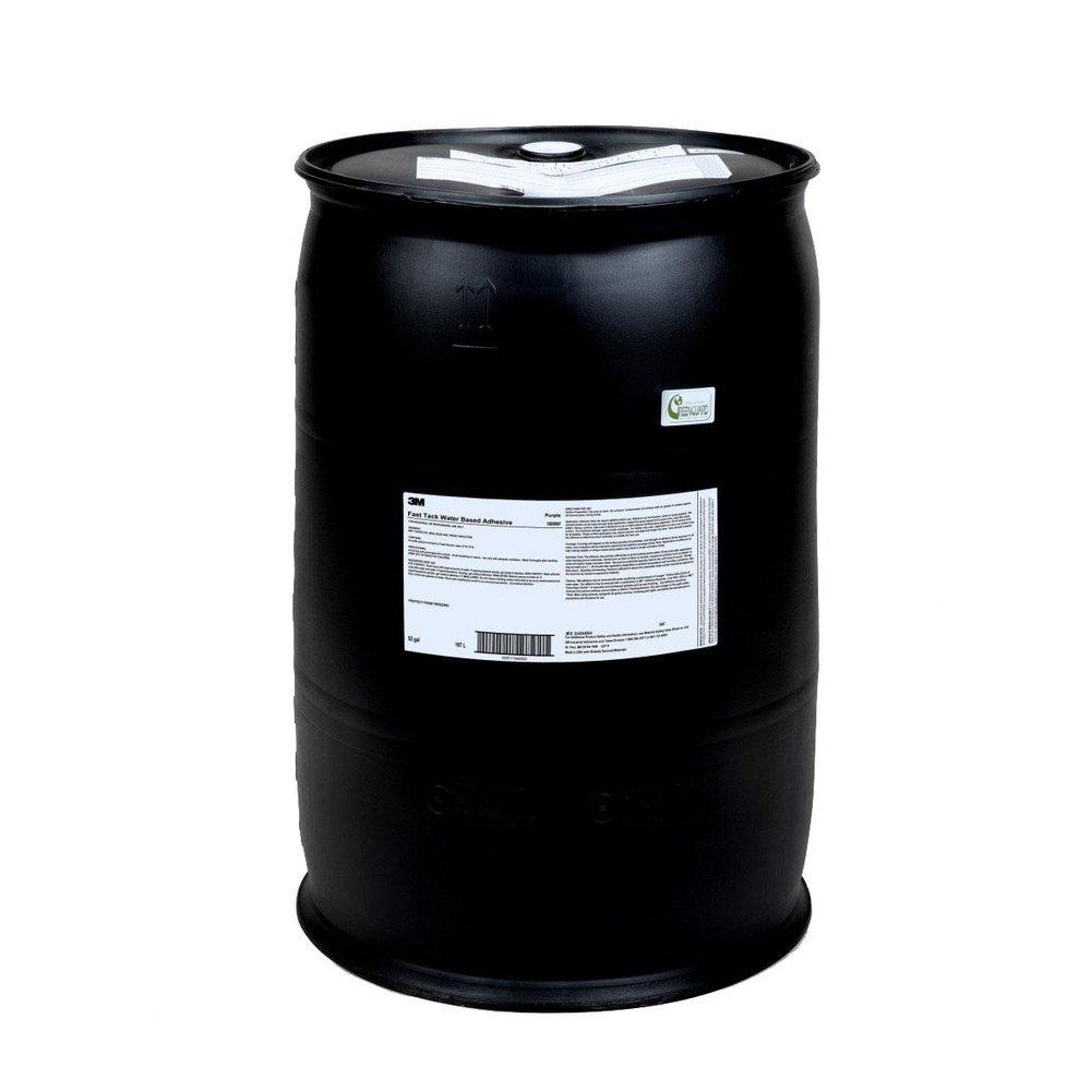 3M&trade; Purple Poly Closed Head Drum Fast Tack Waterbased Adhesive in Purple 