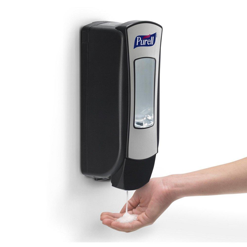 PURELL&reg; Chrome Wall Mount Foam Sanitizer Dispenser 