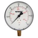 Watts Black 1/4 in. NPT Bottom Entry Pressure Gauge 
