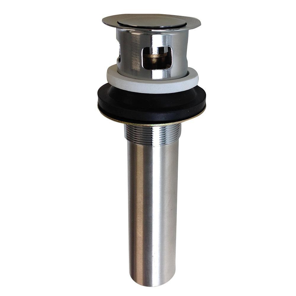 Speakman Polished Chrome Brass Pop-Up Push Drain 