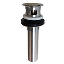 Speakman Polished Chrome Brass Pop-Up Push Drain 