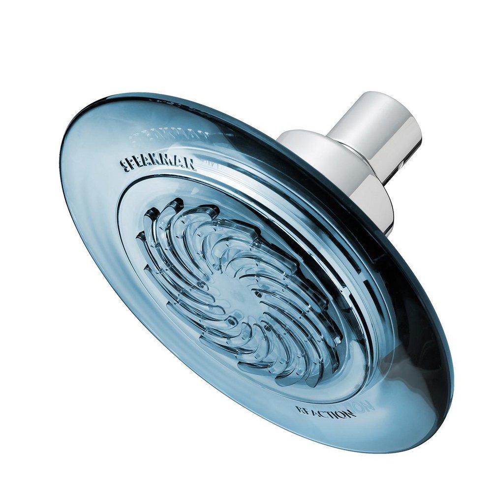 Speakman Blue/Polished Chrome 1.5 gpm 1-Function Wall Mount Showerhead 