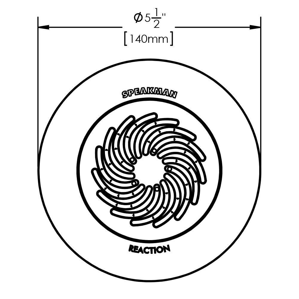 Speakman Blue/Polished Chrome 1.5 gpm 1-Function Wall Mount Showerhead 