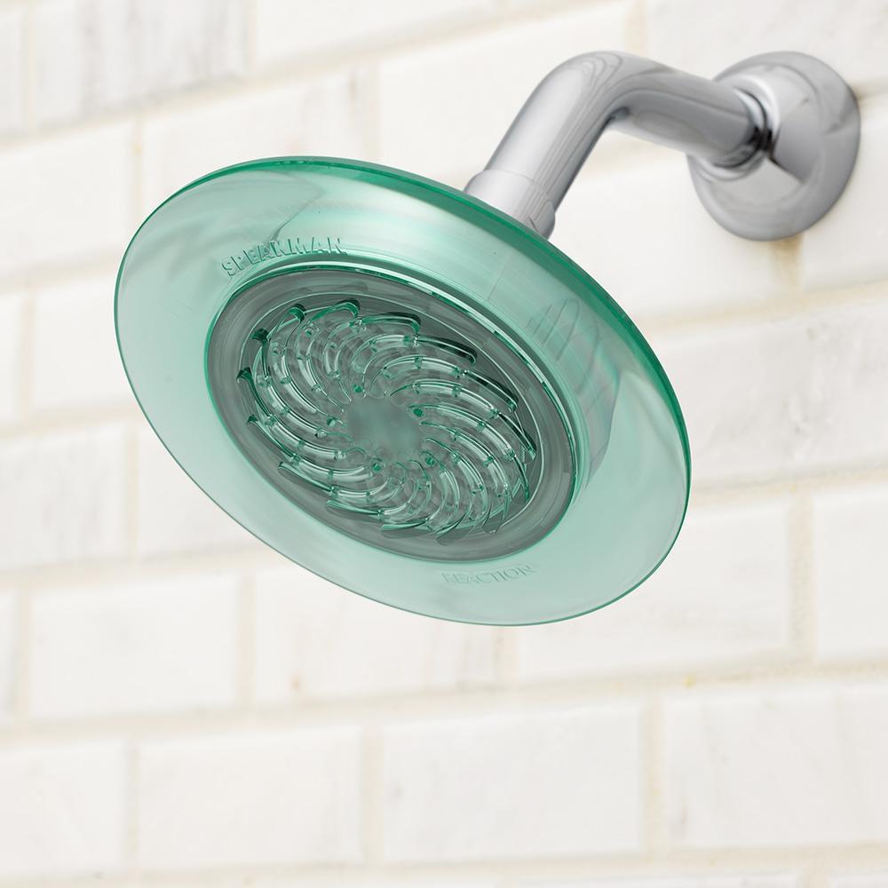 Speakman Jade/Polished Chrome 2.5 gpm 1-Function Wall Mount Showerhead 