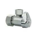 BrassCraft Chrome Plated Compression x OD Compression Angle Supply Stop Valve in Chrome Plated 