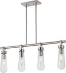 NUVO Brushed Nickel 4 Light 60W 36 in. Pendant 