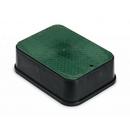 6 in. Jumbo Extension Valve Box in Black and Green