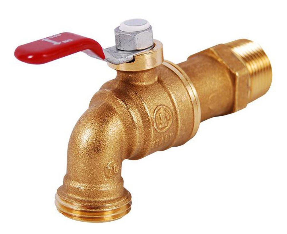 Legend Valve & Fitting MIP Hose Water Heater Drain Valve 