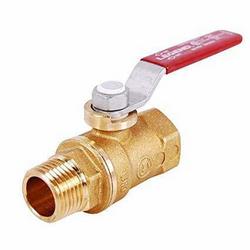 1/4 in. Forged Brass Full Port MNPT x FNPT 600# Ball Valve