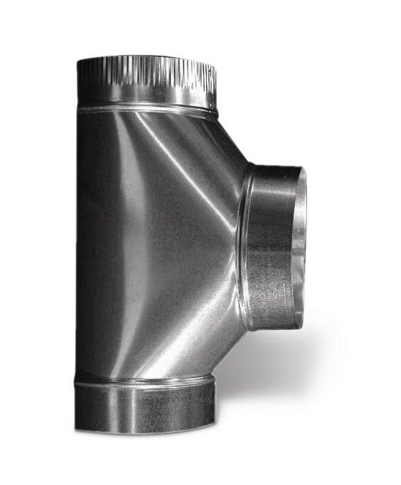 8 x 8 in. Duct Tee with Crimp 