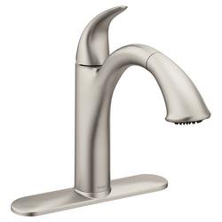 Single Handle Pull Out Kitchen Faucet in Spot Resist&trade; Stainless