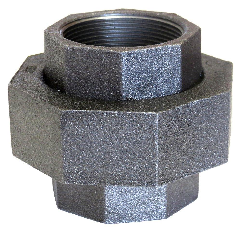 FNPT 300# Black Malleable Iron Ground Joint Union 