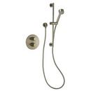 Shower Faucet Trim with Double Knob Handle in Brushed Nickel