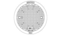 25-3/4 in. Manhole Vented Lid