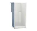 Aker by MAAX White 36 x 36 in. Gelcoat Shower with Optional Roofcap 