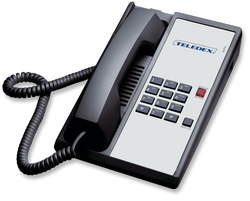 1-Line Diamond Phone in Black