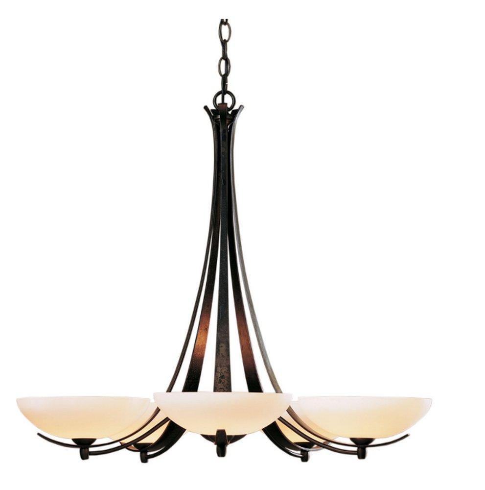 Hubbardton Forge Mahogany 31-3/10 in. 100W 5-Light G9 Chandelier 