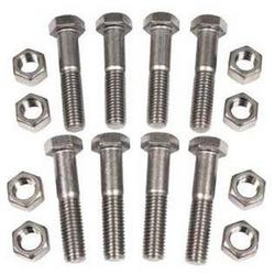 2 in. 150# Zinc Plated Carbon Steel Flange Nut (4) & Bolt (4) Set