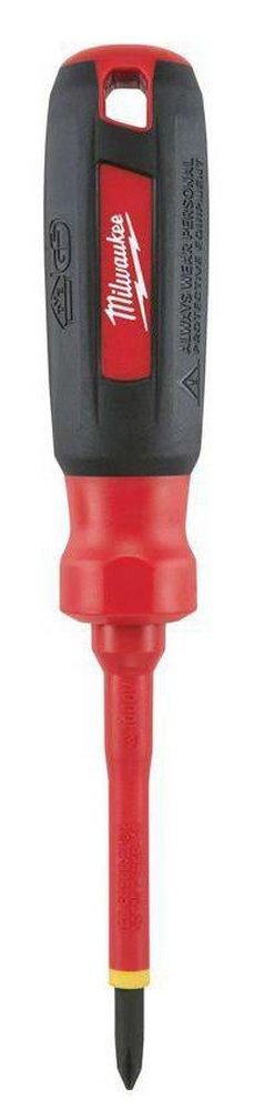 Milwaukee&reg; Silver Manual Phillips Screwdriver 