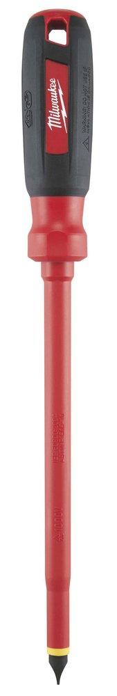 Milwaukee&reg; Silver Manual Slotted Screwdriver 