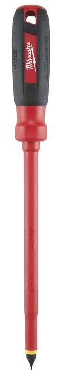 Milwaukee&reg; Silver Manual Slotted Screwdriver 