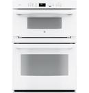GE&reg; White on White 29-3/4 in. 6.7 cf Built-in Electric Double Wall Oven with Convection 