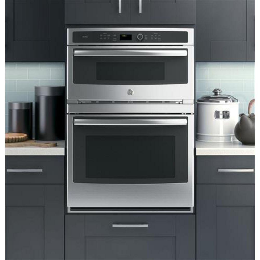 GE Profile&trade; Stainless Steel 29-3/4 in. 6.7 cu. ft. Combo Oven 