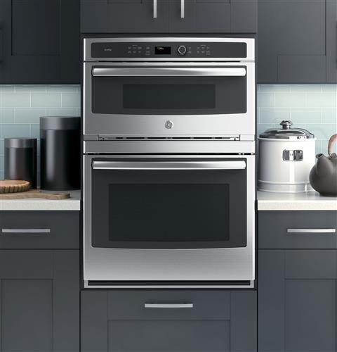 GE Profile&trade; Stainless Steel 29-3/4 in. 6.7 cu. ft. Combo Oven 