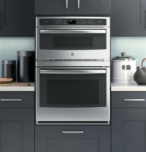 GE Profile&trade; Stainless Steel 29-3/4 in. 6.7 cu. ft. Combo Oven 